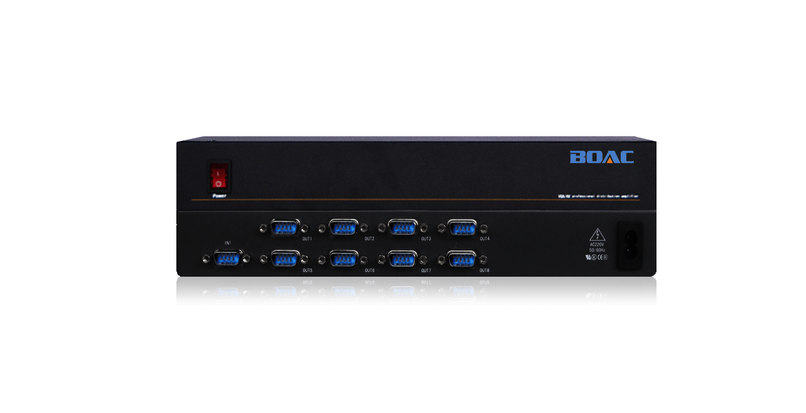 1進8出串口分配器